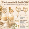 ALISSAR 36 Pcs My First Rodeo Cupcake Toppers, Western 1st