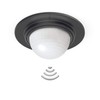 Steinel Einbau-Bewegungsmelder IS 360-1 schwarz, 1000 W Schaltleistung, 360° Sensor,