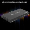 B12SA Black 1×2 HDMI 2.0 Splitter Aluminium Alloy with Scaler