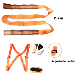 2 Pack Lifting Moving Straps, Adjustable Furniture Straps For Moving, 2 Person Shoulder Carrying Straps, Heavy Duty Movers Shoulder Straps, Moving and Handling Belts For Mattress, Heavy Objects