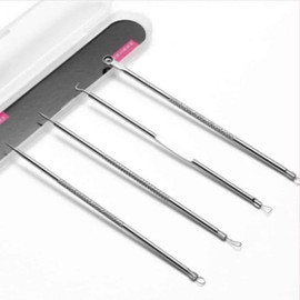 Easy Sebum Removal Extractor Set for Blackhead Management Nose Sebum Remover 2 Extractor Set - Rose Gold 4ea