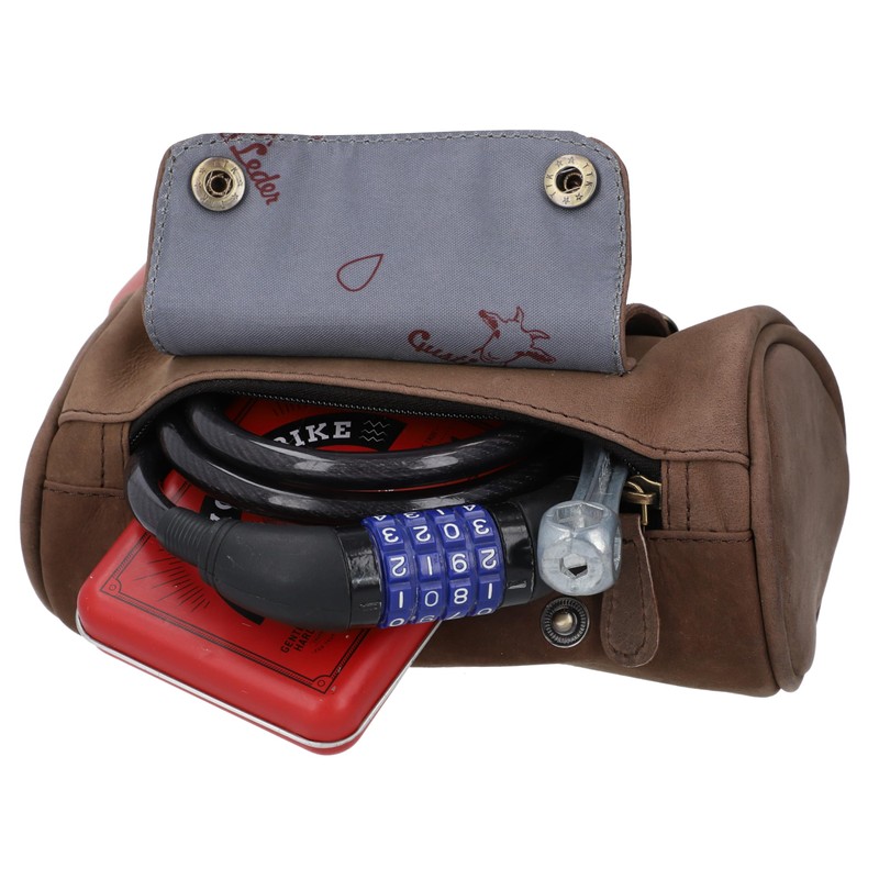 Gusti Judith A. Leather Bicycle Bag Handlebar Bag Saddle Bag