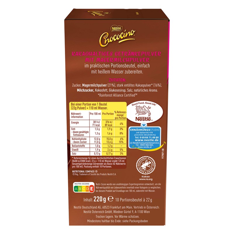 Nestlé Chococino Drink Powder with Cocoa 220g
