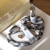 Artisanal Abode Real Luxurious Natural Marble Vanity Tray Genuine Marble