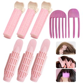 Pack of 8 Volume Clips Hair Curlers Short Hair Curlers for Hair Volume Curlers for Short Hair for Hairline Natural Curlers Instant Hair Styling Tools