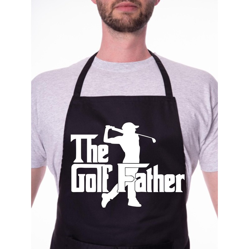 Print4U The Golf Father Apron Funny Birthday Father's Day Cooking