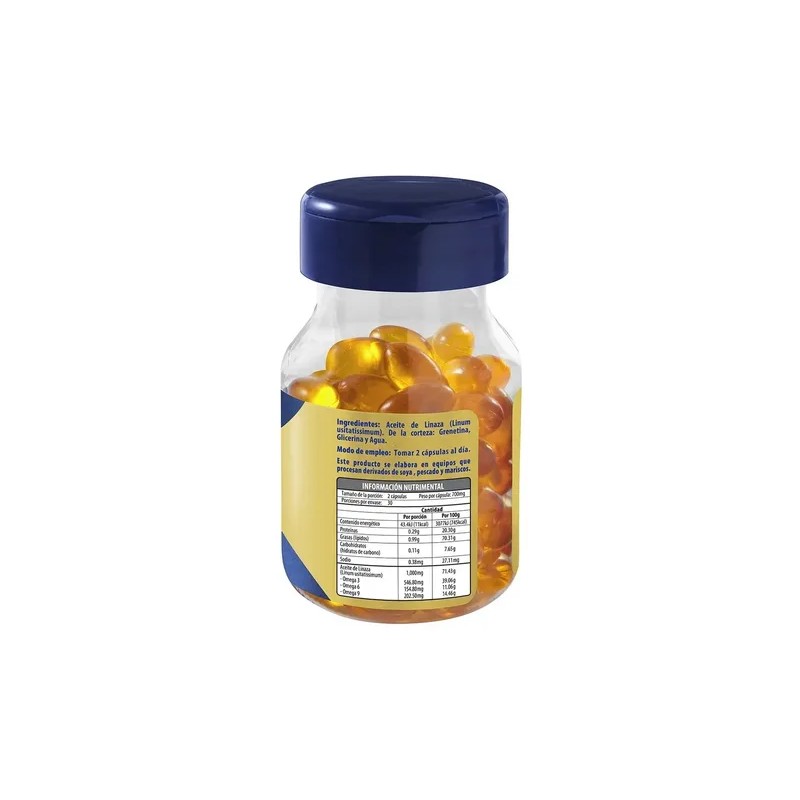 Omega 3, 6 Y 9 C/60 Naturagel/ Aceite Pescado, Linaza,