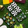 Mpanwen Papel de regalo de fútbol para niños y niños,