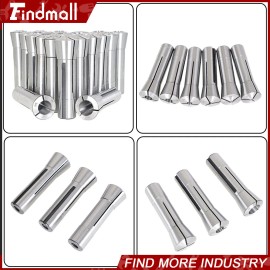 Findmall 23×R8 Collet Set Fractional 1/16" To 3/4" High Precision For Bridgeport