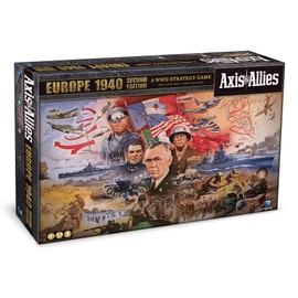 Renegade Game Studios Axis and Allies 1940 Europe WWII Strategy Board Game for 2-5 Players, 6 Hour Gameplay