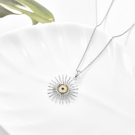 AENEAS Evil Eye Necklace 925 Sterling Silver Evil Eye Pendant Necklace Turkish Blue Eye Protection Lucky Necklaces Jewellery Gifts for Men Women Girls