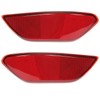 2PCS Rear Bumper Reflector Light 95863110500 Car Tail Warning Light