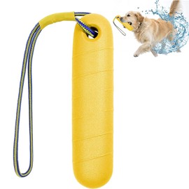 Dog Toy, Very Robust Dog Toy for Training, Swimming Toy for Dogs, 22 cm, with Rope, Fetch Toy for Dogs, Training and Fetch for Medium, Large Dogs