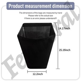 Medium Density Grass Bag AM135485 Compatible with John D-eere Lawn Mower, Use for X300 X310 X320 LT 170 180 150 155 SST 16 GX 325 335 LX 280 289 Models