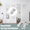HSMT-hinges 4 Inch Quick Release Hinge, Stainless Steel 304, Detachable,