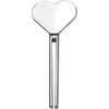Silver Metal Manual Toothpaste Squeezer Heart Stainless Steel Dispenser Tube