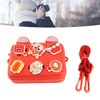 Kids Single Shoulder Camera Bag DIY Cartoon Decors Shock Absorbing