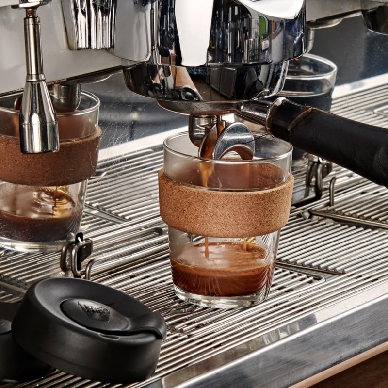 KeepCup Brew Cork - Reusable Coffee Cup Tempered Glass and