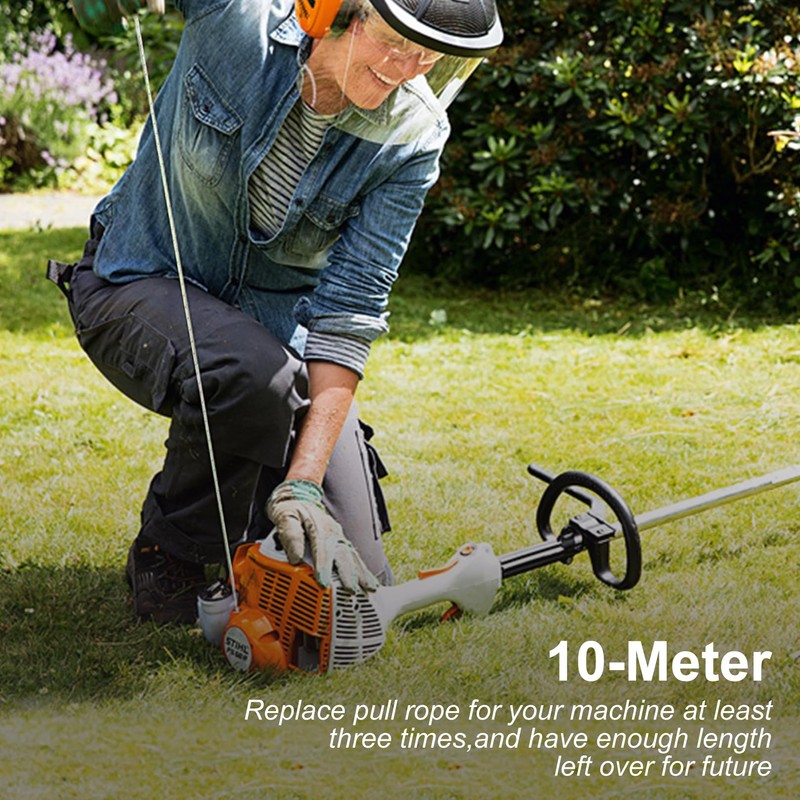 10 Meters 3 mm Starter Rope Lawn Mower Pull Rope