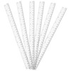MUKCHAP 30 Pieces 30cm/12 Inch Plastic Ruler with Inches and