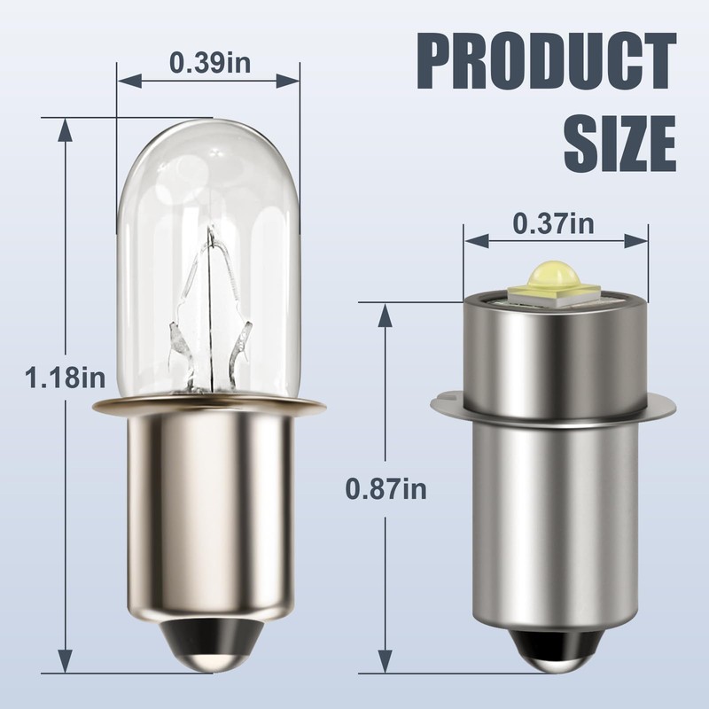 Podoy 18V Flashlight Bulb 780287001 with Led Upgrade Bulb for