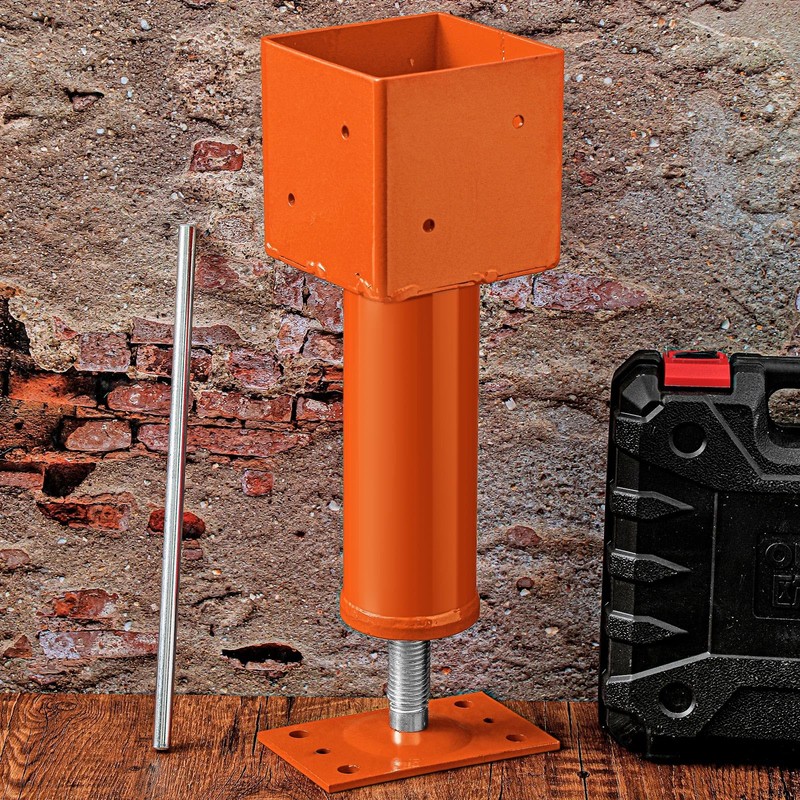 Lasnten 2 Pcs 4.5x4.5 Screw Jack Post 14.5" - 18.5"