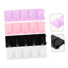 SAFIGLE 4Pcs Nail Display Stands for Nail Art Practice Support for Nail Tips Nail Rack for Beauty Salon Nail Art Tools for Professional Use