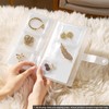 Portable Jewelry Storage Organizer, Clear Double-Sided Protective Folder with Snap