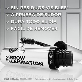 L'Oréal Paris Infallible 24h Brow Lamination Gel para Cejas 5ml - Efecto Laminado y Fijación Extrema