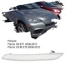 Front Bumper Reflector Clear White Improve Car Visibility Side Marker