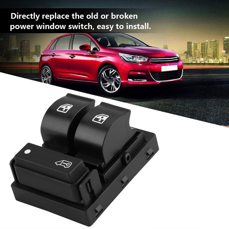 Jadeshay Window Switch Button, Car Electric Window Regulator Switch, Window