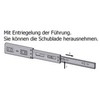 Junker KV1-25-H35-Lxxx-NF full extension sliders, 250 - 550 mm maximum
