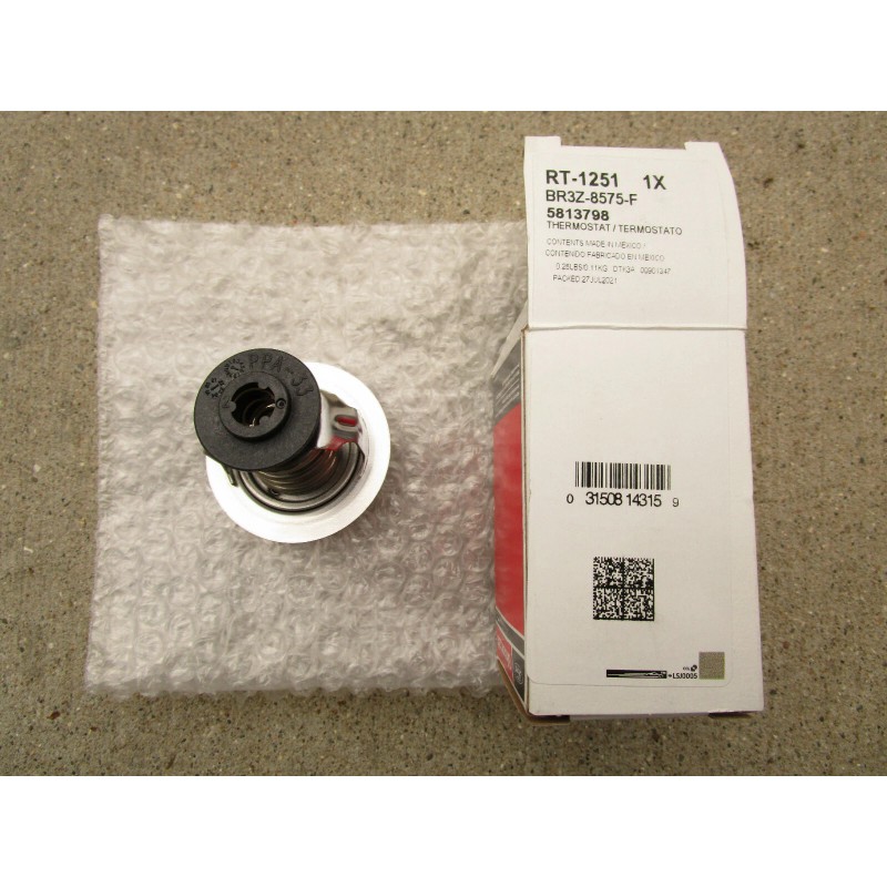 FORD LINCOLN BR3Z-8575-F MOTORCRAFT RT-1251 ENGINE COOLANT THERMOSTAT OEM NEW