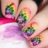 Whats Up Nails - Hibiscus Nail Vinyl Stencils for Nail