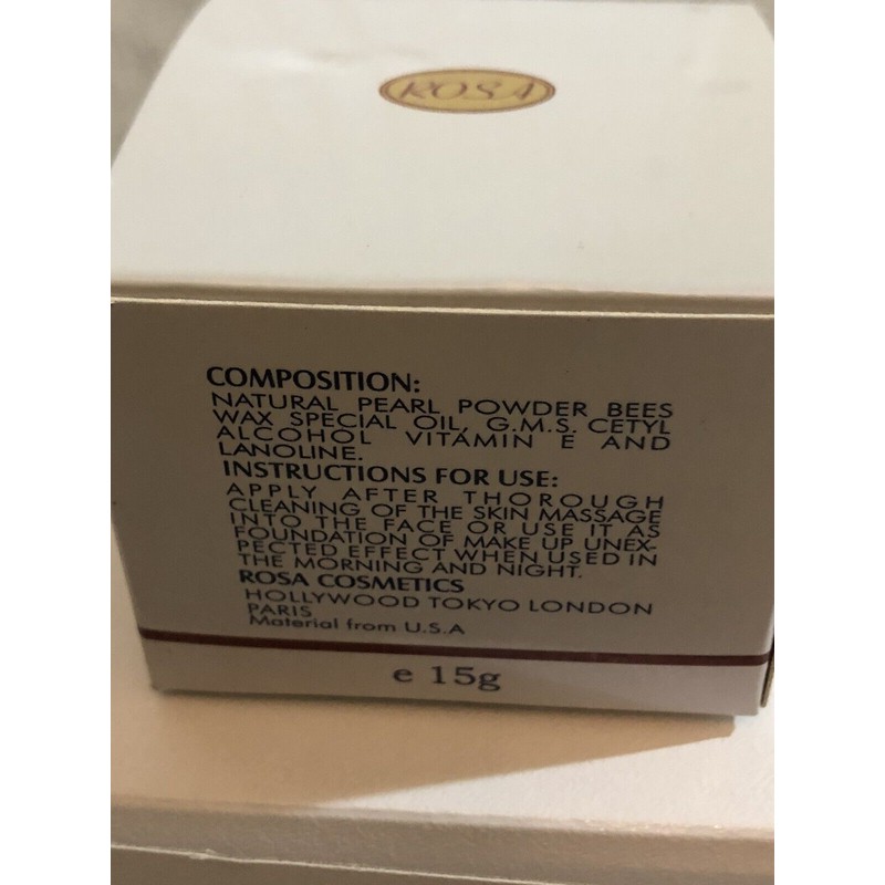 All Skin Types Rosa Beauty Cream Uv/30 Whitening Cream 15g