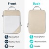 NICOSHOW Compression Packing Cubes 6 Set, Compressible Space-Saving Packing Cubes