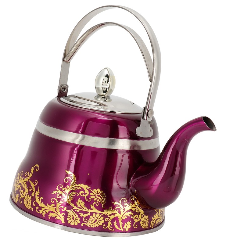 1.5L Teapot Classical Roman Tea Coffee Water Kettle Teaware Kitchen