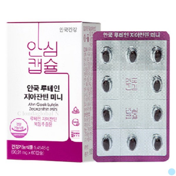 Anguk Health Safety Capsule Lutein Zeaxanthin Mini Recommended 60 tablets
