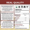 Real Mushroom Reishi Mushroom Powder for Longevity (45 Servings) Vegan,