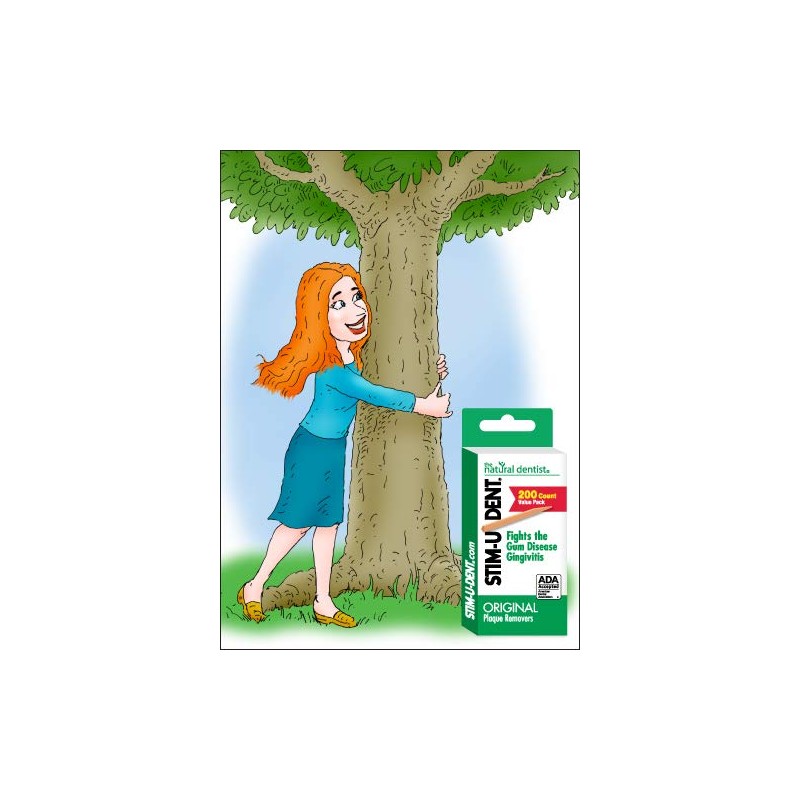 The Natural Dentist Stim-U-Dent Original Plaque Removers, Wooden Plaque Removers,