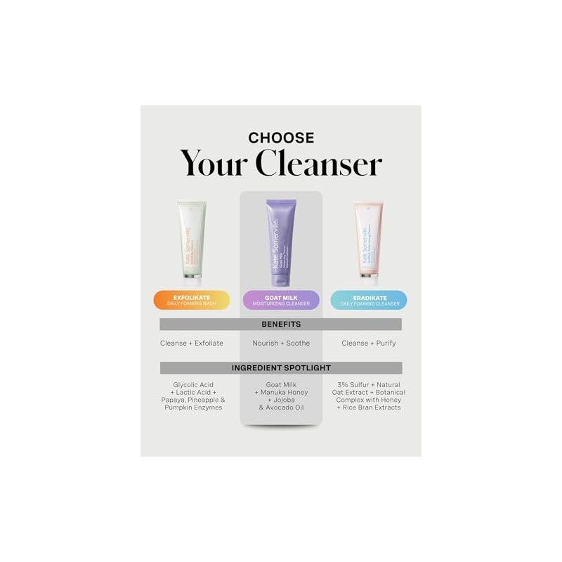 Kate Somerville Goat Milk Moisturising Cleanser Face Wash