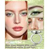 Mint Glow Glitter Eyeshadow, Holographic Iridescent Highlighter Eye Shadow
