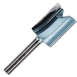 Rennie Tools - 22mm (7/8") Cutting Diameter x 30mm Flute x 1/4" Shank TCT Tipped 2 Flute Straight Router Cutter Bit. Compatible With Makita Bosch Trend Katsu Dewalt Router Etc. 22mm Router Bit