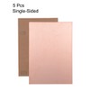 sourcing map Pack of 5 Single Sided Copper-Clad Laminate Circuit