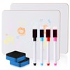 Small Whiteboard, 2PCS Double Sided Mini Whiteboard, 8.2x11.8 Inch A4