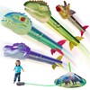 Gizzjoy Dinosaur Toy Rocket Launcher for Kids - Launch Up