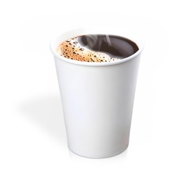 We Can Source It Ltd - Single Wall White Paper Disposable Cups - 7oz Recyclable Paper Cups for Hot and Cold Drinks - Pack of 200