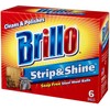 Brillo Strip & Shine Steel Wool Balls, 6-Count