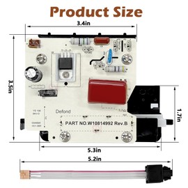 WP9706648 9706648 Speed Control Replacement for Whirlpool, KitchenAid Stand Mixer, W10815809 WP9703312 WP9706650 PS11746947 W10814992