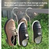 Leoyoubei 10 Pack Stainless Steel Shoes Hanger Drying Rack for